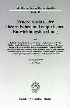 Neuere Ansätze der theoretischen und empirischen Entwicklungsforschung.