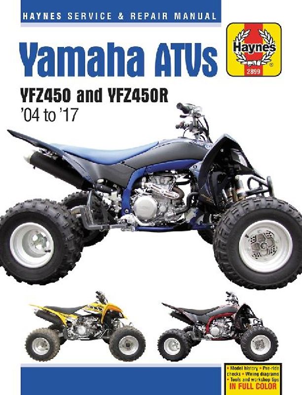 Yamaha YZF450 & YZF450R ATV Repair Manual