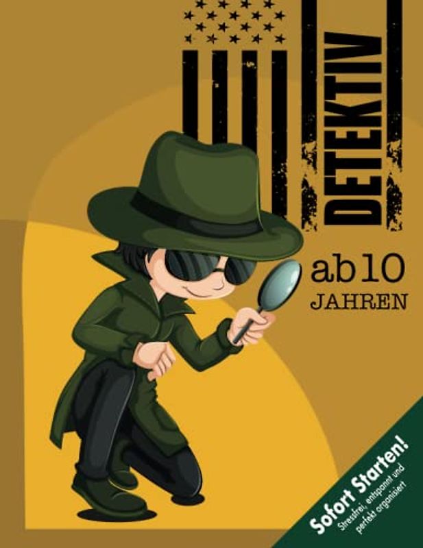 Detektiv Schnitzeljagd Kindergeburtstag ab 10 Jahre: Schatzsuche mit Detektiv-Hacks, Cäsar-Geheimschriftscheibe & Spurensuche: Fingerabdrücke und Fußabdrücke lesen (Bravo Schatzsuche)