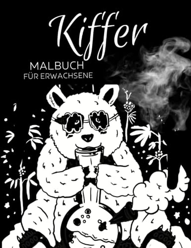 Kiffer Malbuch für Erwachsene: Anti-Stress-Geschenke, Psychedelisch-Designs,Aliens,Cannabis Zum Ausmalen