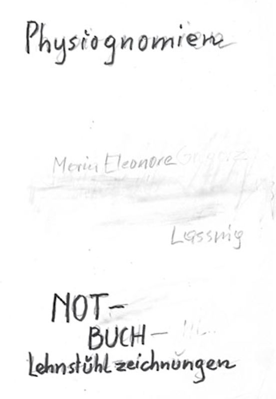 Maria Lassnig. Lehnstuhlzeichnungen. Physionomien