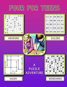 FOUR FOR TEENS: 60 Puzzles Of Four Great Puzzle Types