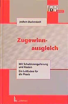 Zugewinnausgleich. Mit Schuldenregulierung und Kosten. Ein Leitfaden für die Praxis