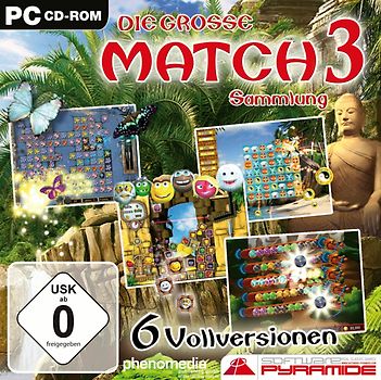 Die große Match 3 Sammlung PC Spiele