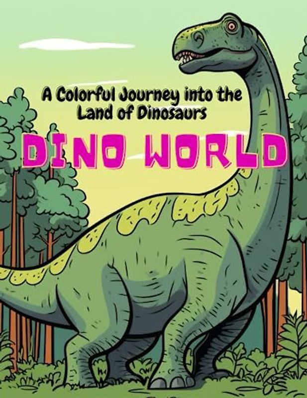 Dino World: A Colorful Journey into the Land of Dinosaurs: Discover 50 Amazing Dinosaurs in Vibrant Colors and Engaging Descriptions!