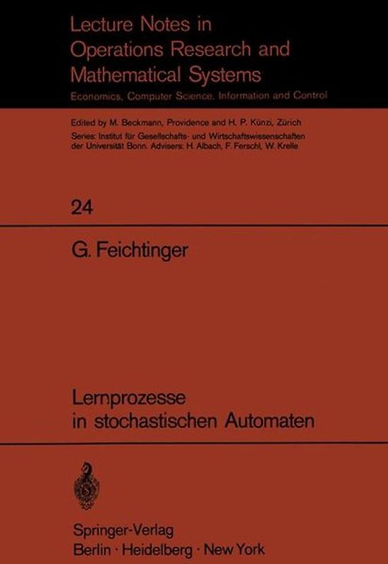 Lernprozesse in stochastischen Automaten