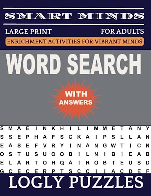 Word Search Book Large Print for Adults: 2400+ words New Fun and Relaxing Puzzles Book for Adults & Seniors with Answers Key