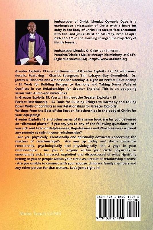 Greater Exploits - 15 - Perfect Relationship - 24 Tools for Building Bridges to Harmony and Taking