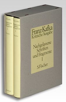 Nachgelassene Schriften und Fragmente I
