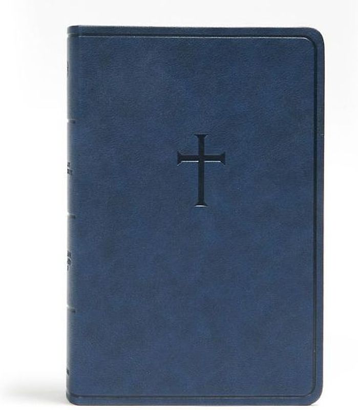 CSB Everyday Study Bible, Navy Cross Leathertouch