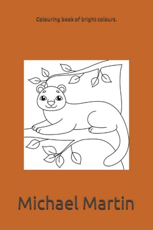 Colouring book of bright colours.