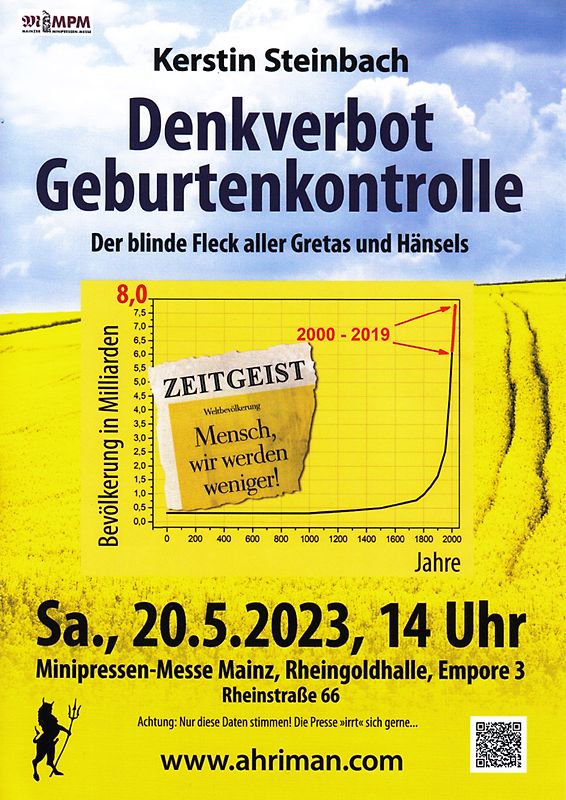 Denkverbot Geburtenkontrolle – Der blinde Fleck aller Gretas und Hänsels