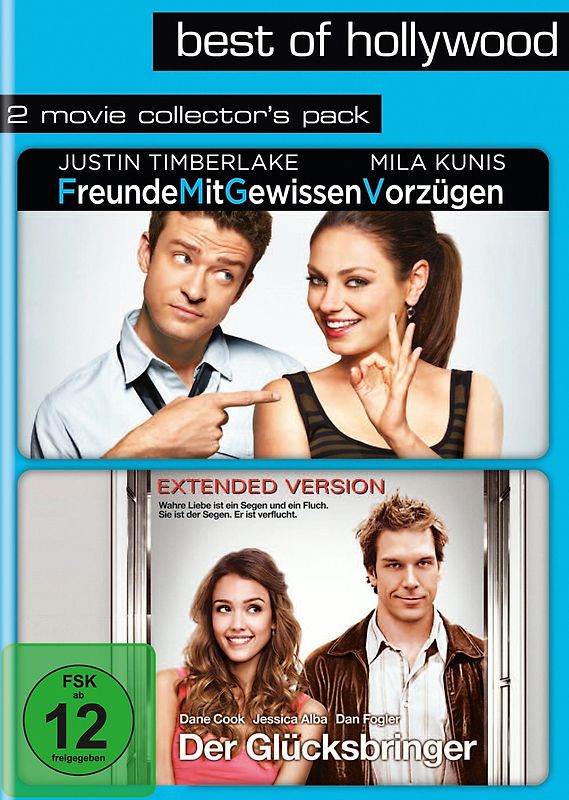 Best of Hollywood: Freunde mit gewissen Vorzügen / Der Glücksbringer [2 DVDs] DVD