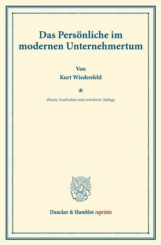 Das Persönliche im modernen Unternehmertum.