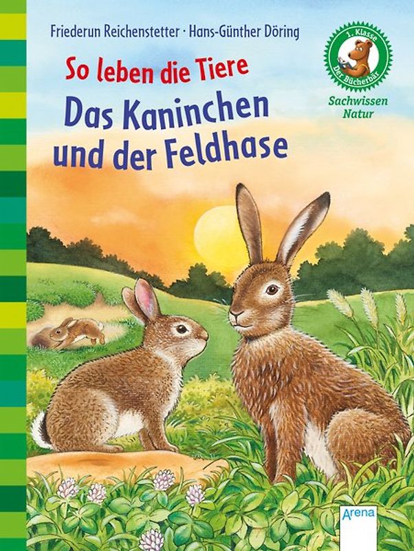So leben die Tiere. Das Kaninchen und der Feldhase
