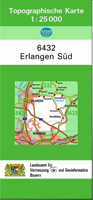 TK25 6432 Erlangen Süd
