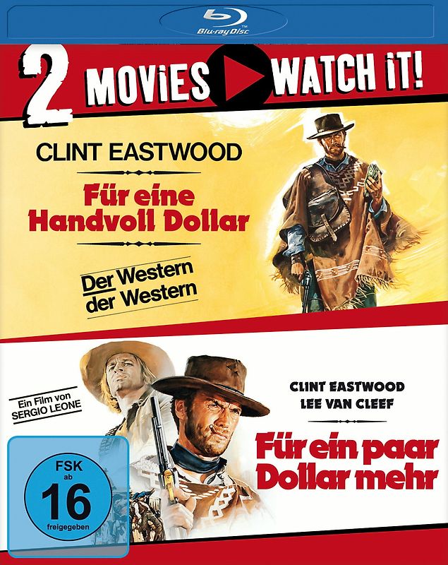 Für eine Handvoll Dollar/Für ein paar Dollar mehr [2 Discs] Blu-ray Disc