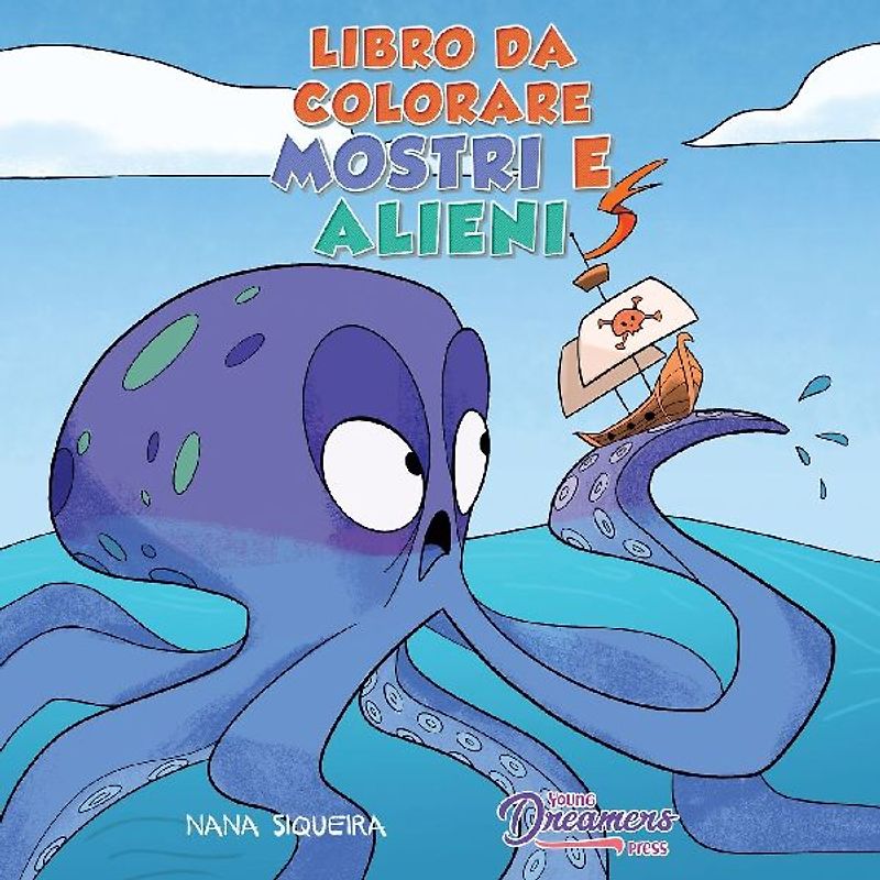 Libro da colorare Mostri e alieni