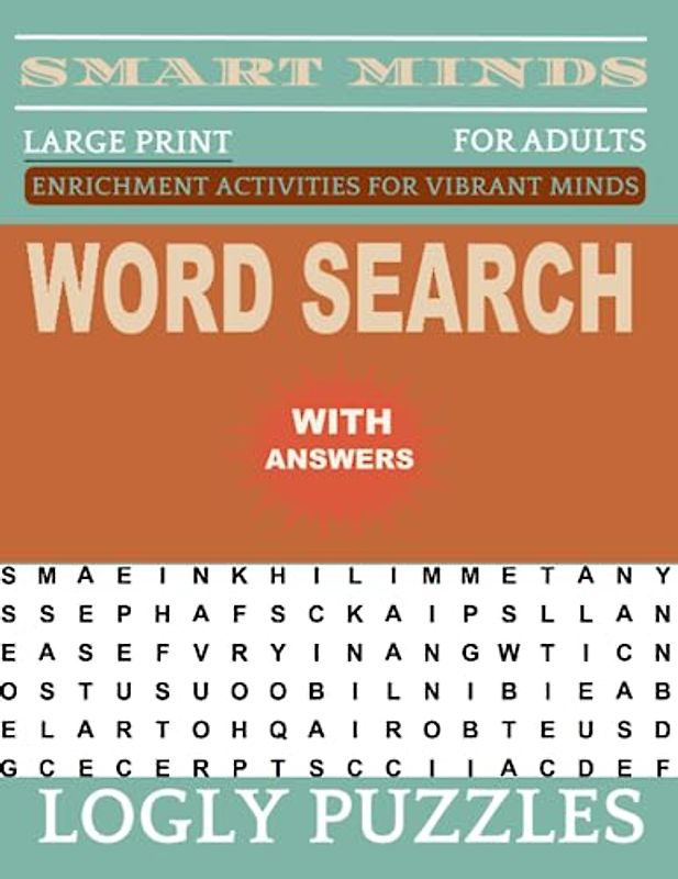 Word Search Book Large Print for Adults: 2400+ words New Fun and Relaxing Puzzles Book for Adults & Seniors with Answers Key
