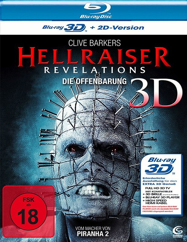 Clive Barkers Hellraiser: Revelations - Die Offenbarung  [3D Blu-ray + 2D Version] 3D Blu-ray Disc