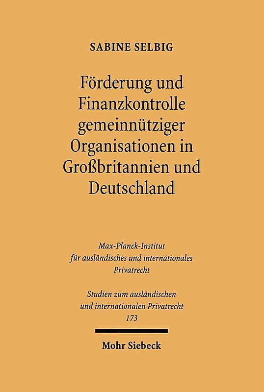 Förderung und Finanzkontrolle gemeinnütziger Organisationen in Großbritannien und Deutschland