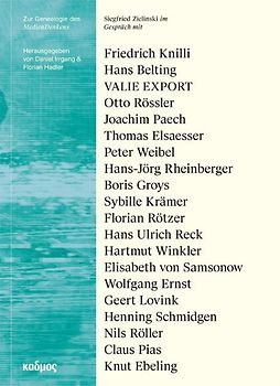 Zur Genealogie des MedienDenkens