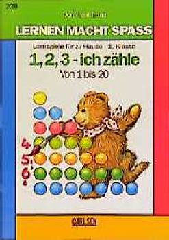 1, 2, 3, - ich zähle - Von 1 bis 20. Lernspiele für zu Hause. 1. Klasse