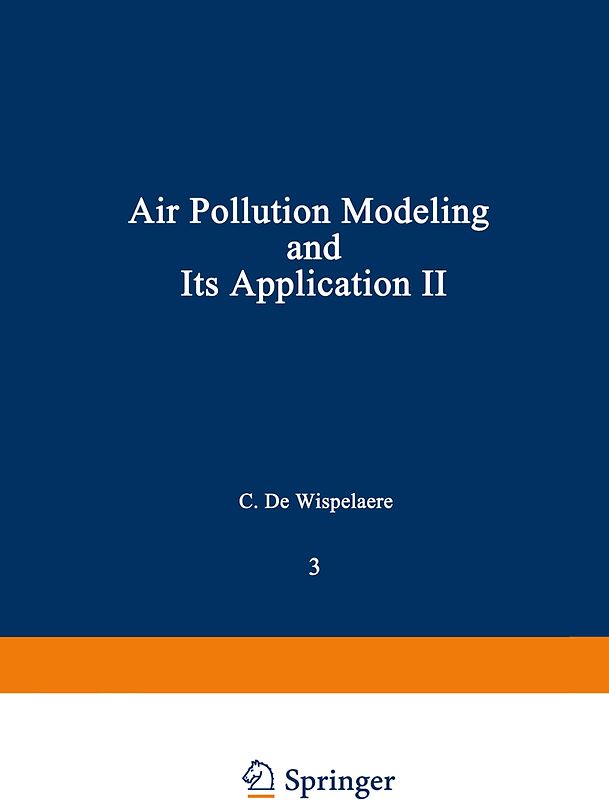 Air Pollution Modeling and Its Application II