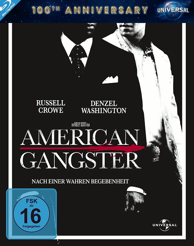 American Gangster [100th Anniversay Edition, Extended Version, Steelbook] Blu-ray Disc