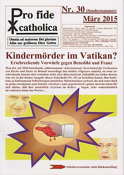 Kindermörder im Vatikan?