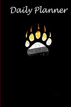 Daily Planner - Gay Bear Paw Pride: Daily planner, 6x9 inch, 136 pages - Birthday gift ideas for kids men women
