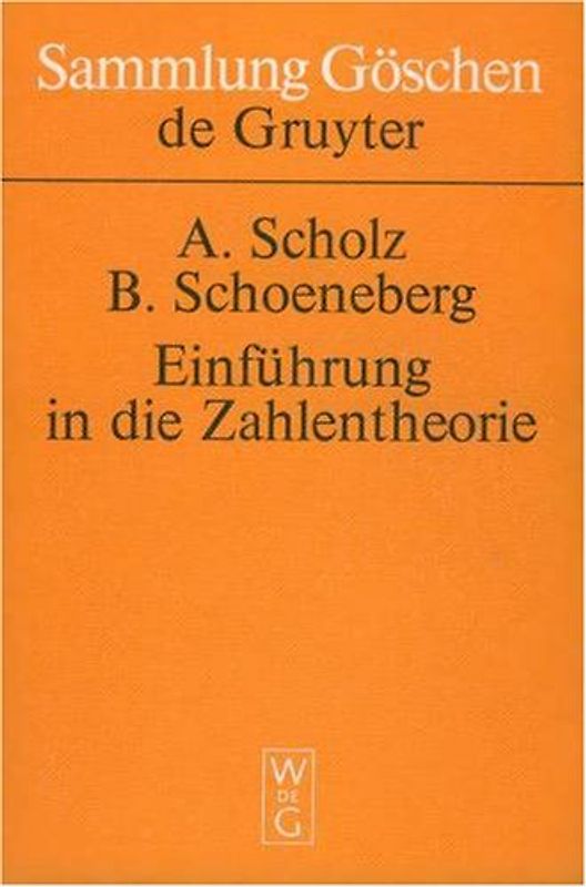 Einführung in die Zahlentheorie