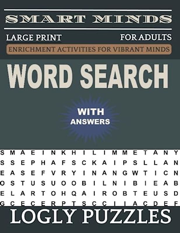 Word Search Book Large Print for Adults: 2400+ words New Fun and Relaxing Puzzles Book for Adults & Seniors with Answers Key