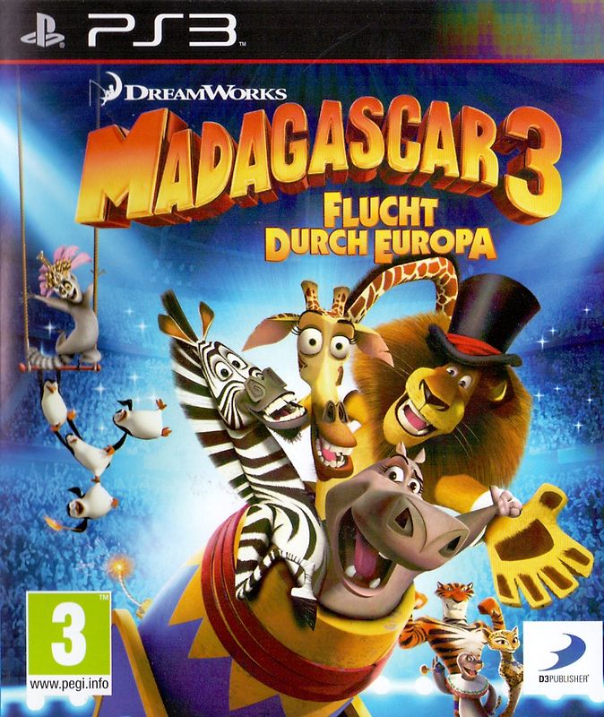 Madagascar 3 - Flucht durch Europa [Internationale Version] PlayStation 3
