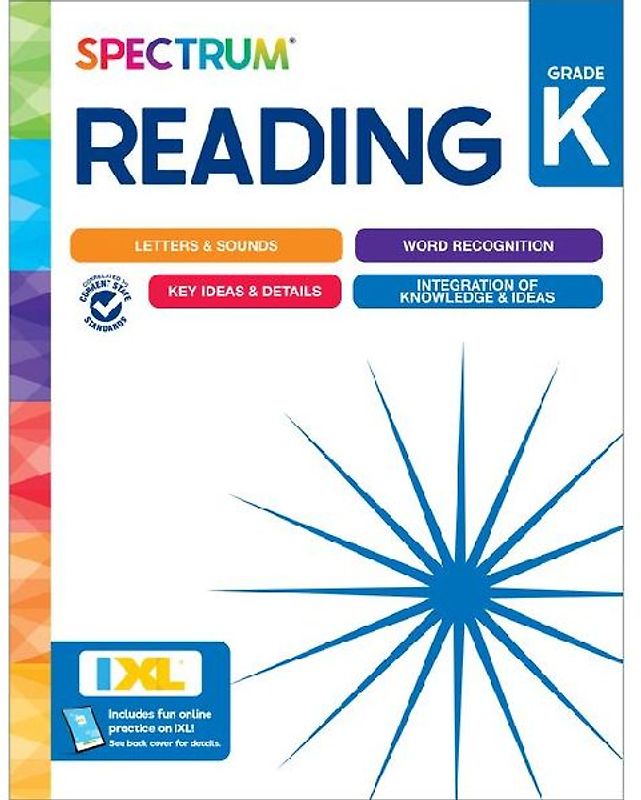 Spectrum Reading Workbook, Grade K