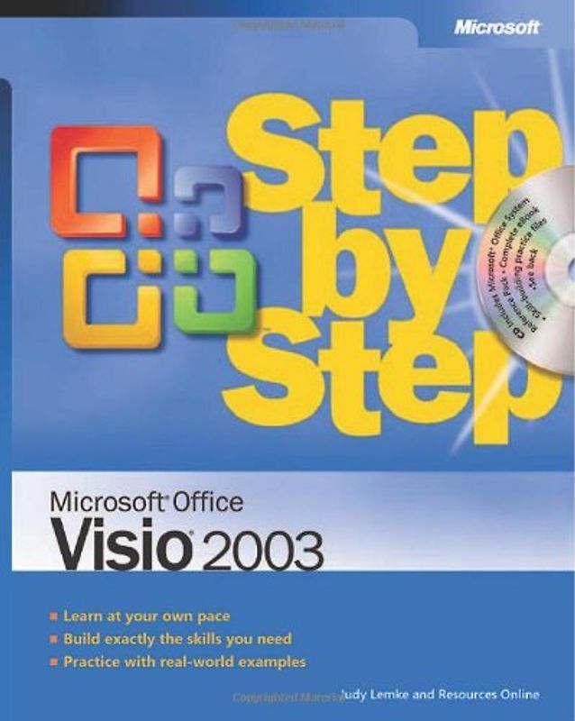 Microsoft® Office Visio® 2003 Step by Step - Judy Lemke [Paperback, incl. CD]