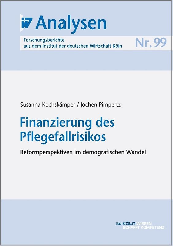 Finanzierung des Pflegefallrisikos