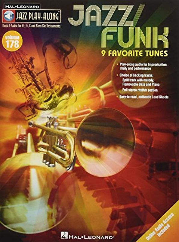 Jazz/Funk: Jazz Play-Along Volume 178 (Hal Leonard Jazz Play-along, Band 178): For B Flat, E Flat, C and Bass Clef Instruments (Hal Leonard Jazz Play-along, 178, Band 178)