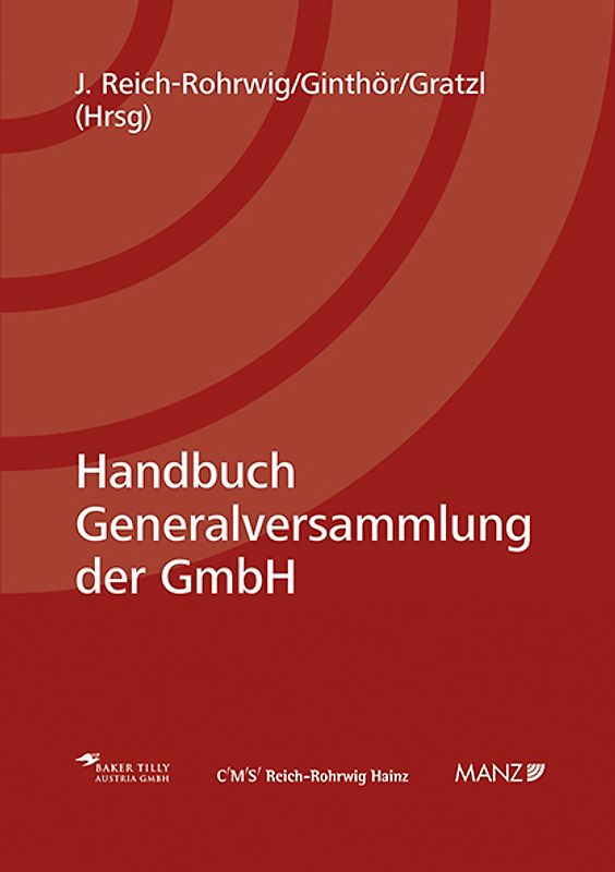 Handbuch Generalversammlung der GmbH