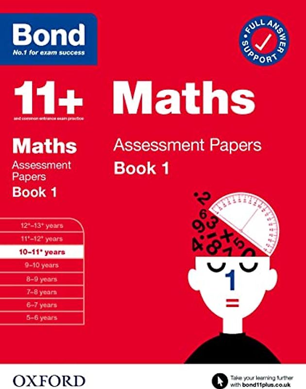 Bond 11+: Bond 11+ Maths Assessment Papers 10-11 yrs Book 1 (Bond: Assessment Papers)