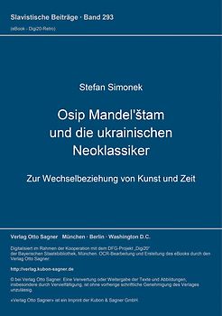 Osip Mandel'štam und die ukrainischen Neoklassiker