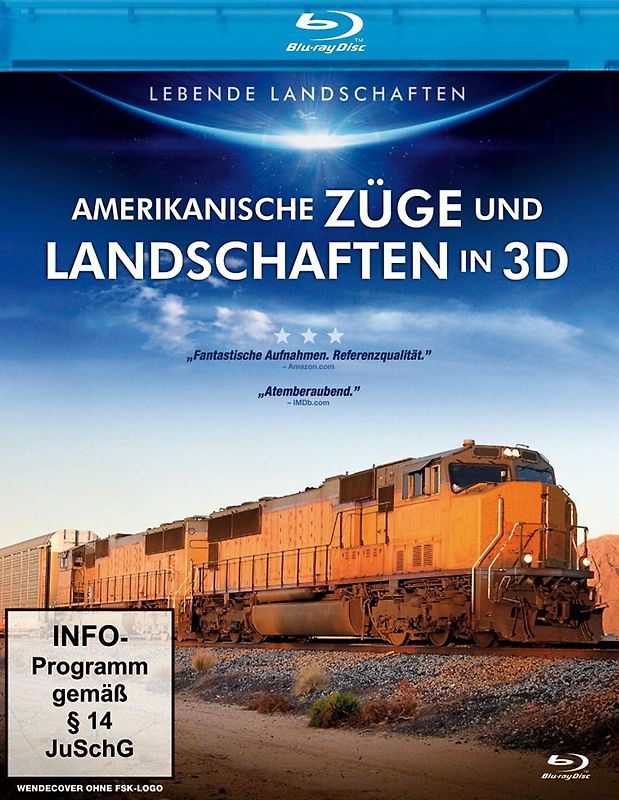 Amerikanische Züge und Landschaften in 3D [3D Blu-ray] 3D Blu-ray Disc