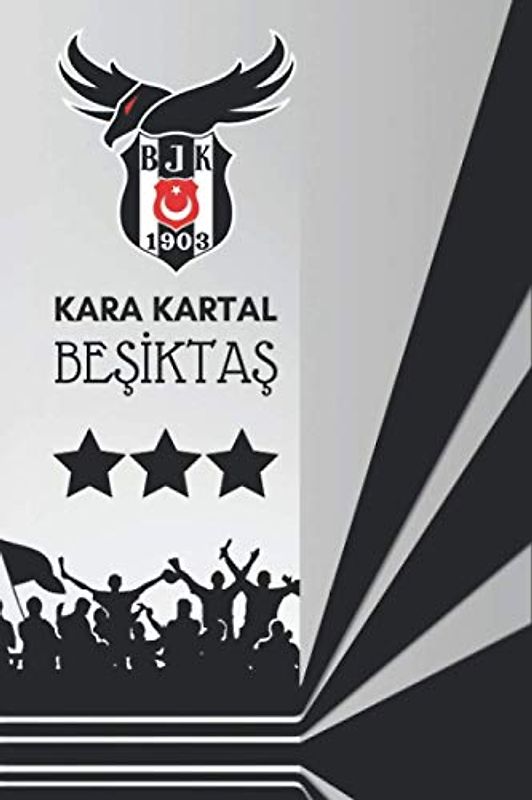 KARA KARTAL | BEŞİKTAŞ: FAN NOTEBOOK: 120 Pages - 6x9 Inch - Lined - White Premium Paper | Smooth Matte Cover, Composition Book, Inspiration Book, Journal Book