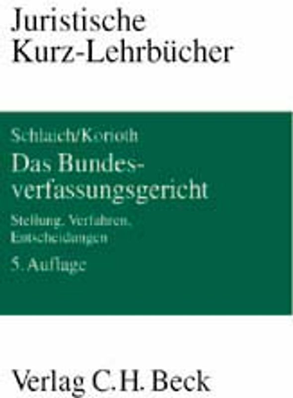 Das Bundesverfassungsgericht