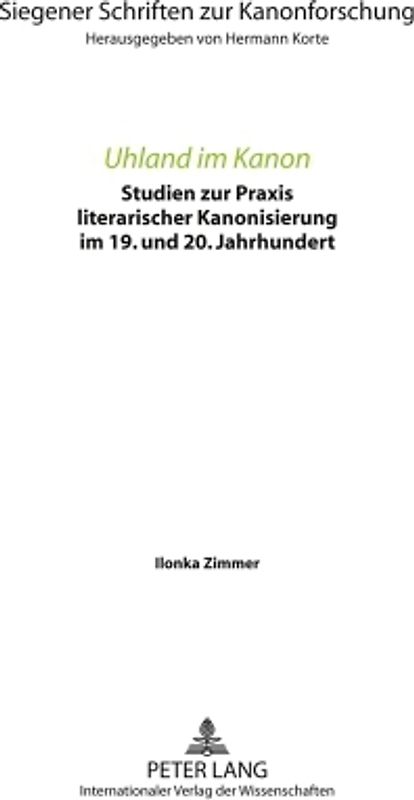 Uhland im Kanon