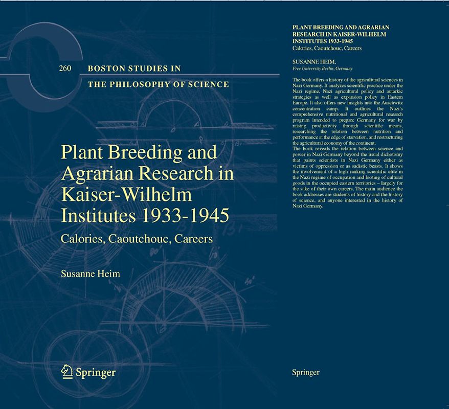 Plant Breeding and Agrarian Research in Kaiser-Wilhelm-Institutes 1933-1945