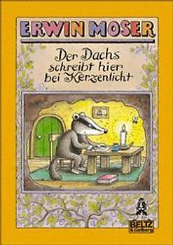Der Dachs schreibt hier bei Kerzenlicht. Kleine Tierkunde