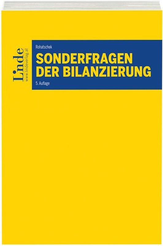 Sonderfragen der Bilanzierung