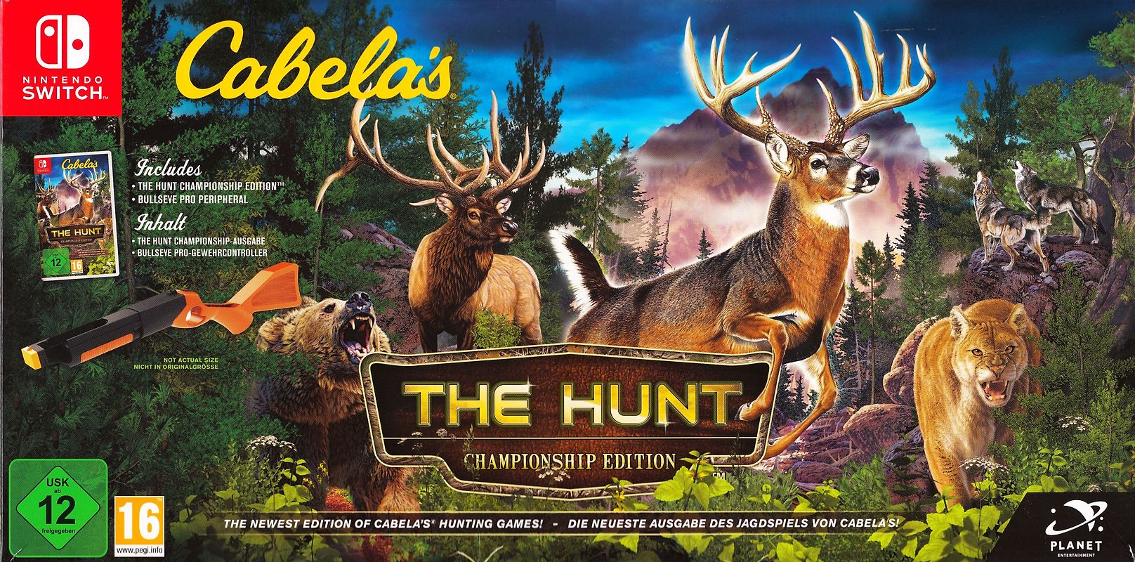 Cabela's The Hunt [Bundle, inkl. Bullseye Pro-Gewehrcontroller] Nintendo Switch