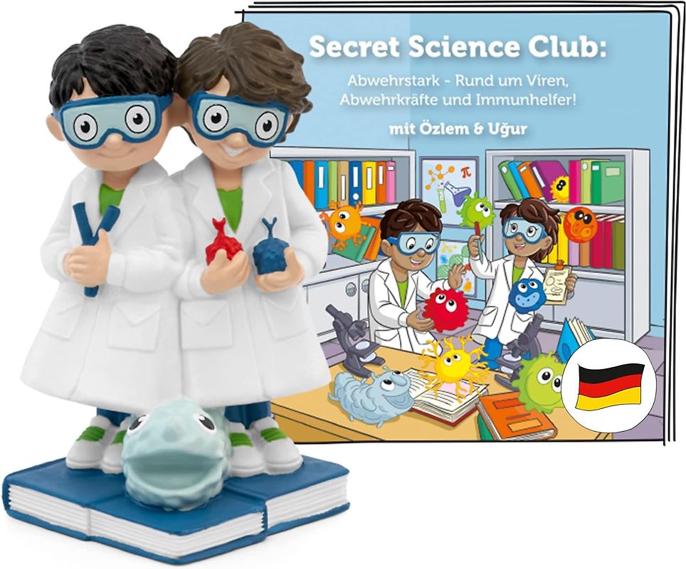 Tonies®: Secret Science Club – Abwehrstark – Rund um Viren, Abwehrkräfte und Immunhelfer!